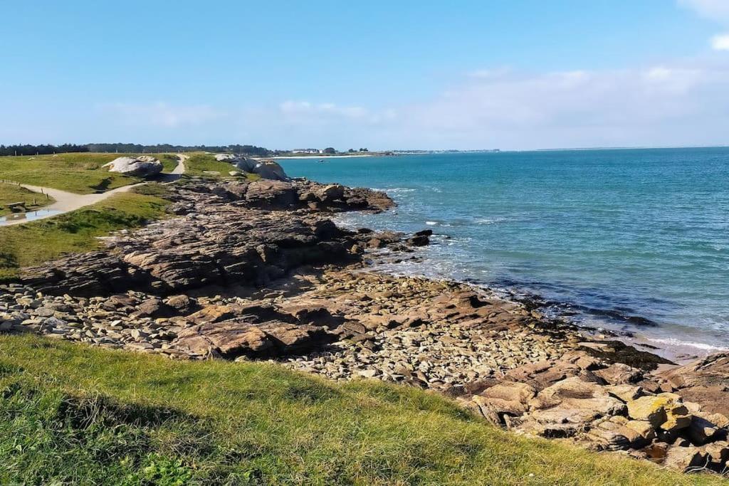 T2 Neuf Au Pied De La Plage Saint-Pierre-Quiberon Exterior foto